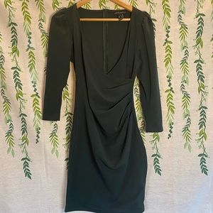 NWOT Revamped Green long sleeved dress